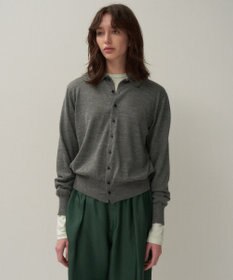 ATON RAMIE WOOL | ポロニットカーディガン