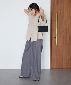 CRAFT STANDARD BOUTIQUE シャーリングショートスリーブブラウス