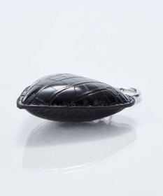 Phoebe ハートレザーバッグチャーム　ブラック