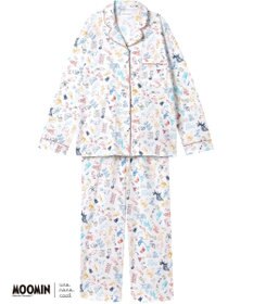 une nana cool 【ムーミン】【綿100%】 MOOMIN * une nana cool  開襟パジャマ