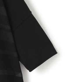 ICB L 【接触冷感・洗える】 VIS/NYハイゲージ シアーボーダープルオーバー