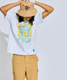 PW CIRCULUS 【UV遮蔽率99% UVカット / 速乾 / ストレッチ】【GOLF OUT掲載】【MEN】アニマルグラフィックモックネックT ゴルフ