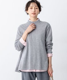 23区 S 【洗える】ピュアカシミヤ フレア ニット