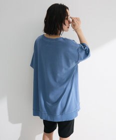 Green Parks ピグメント裏毛切りっぱなしチュニック