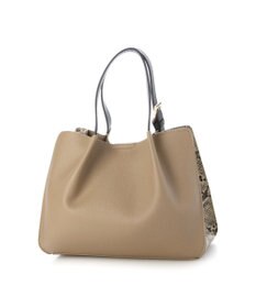 UNBILLION カシュカシュ cachecache / フェイクレザーショルダーバッグ付スクエアトート