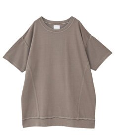 Green Parks ピグメント裏毛切りっぱなしチュニック