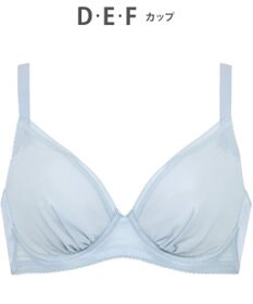 WACOAL 【小さく見せるブラ】 シンプル ブラジャー 着やせ効果 コンパクトにメイク バストの突出をおさえる 背中の段差を軽減 大きいサイズ レディース BRB452 /ワコール
