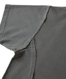 Green Parks ピグメント裏毛切りっぱなしチュニック