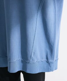 Green Parks ピグメント裏毛切りっぱなしチュニック