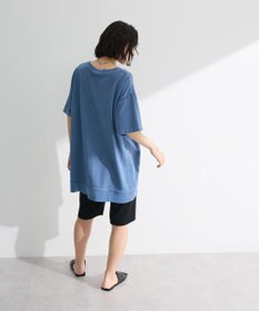 Green Parks ピグメント裏毛切りっぱなしチュニック