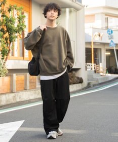 WEGO 【ユニセックス着用ITEM/SMLサイズ展開】ワイドカーゴパンツ