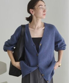 WEGO 【ANGIE VINTAGE】オーバーサイズVネックカーディガン