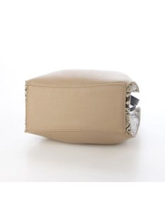 UNBILLION カシュカシュ cachecache / フェイクレザーショルダーバッグ付スクエアトート