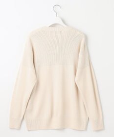 自由区 【洗える】ウールミックス フレンチマリン風ニット