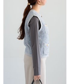 Te chichi ツイードニットベスト