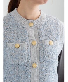 Te chichi ツイードニットベスト