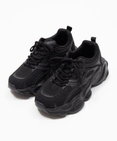 WEGO メッシュコンビ厚底スニーカー