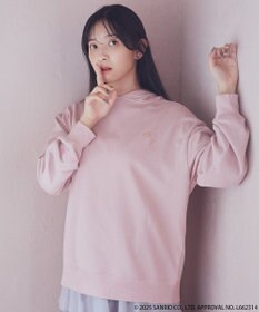 earth music&ecology マイメロディ＆クロミ／ｅａｒｔｈ　耳付きフーディー