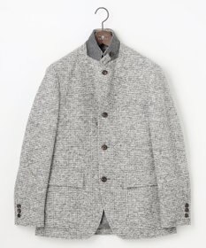 JOSEPH ABBOUD 【イタリア素材/軽量/ストレッチ】スライバー千鳥 ジャケット