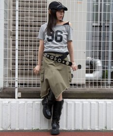 WEGO レイヤードドッキングワンショルちびT