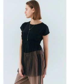 YECCA VECCA 【2点SET】マルチwayチュールオーバーキャミSET/Tee