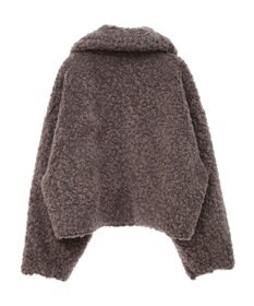 earth music&ecology リバーシブルフェイクムートンショートブルゾン