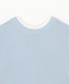 ANY ラミータッチフレンチスリーブニット