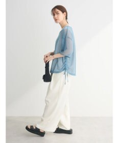 Green Parks ＳＥＴ２点　メッシュ＋ノースリーブロゴプルオーバー