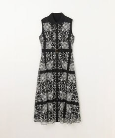 GRACE CONTINENTAL 刺繍フレアドレス