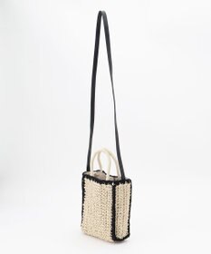 ANY SIS バイカラーミニカゴショルダー バッグ