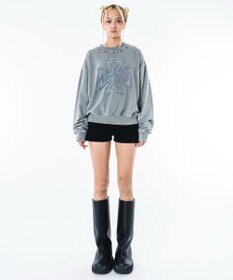 WEGO 【ユニセックス着用ITEM】ブリーチハトメロゴプルオーバー