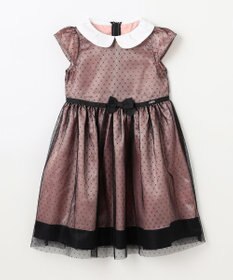 組曲 KIDS 【110-140㎝】チュールドット ドレス