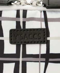 Y'SACCS 総柄プリントハーフムーンポーチ