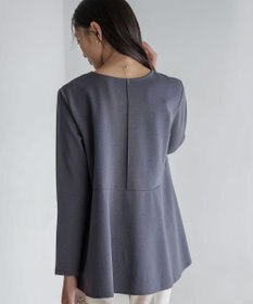 組曲 L バックフレアロングＴシャツ