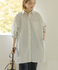 AMERICAN HOLIC イージーケアオーバーチュニックシャツ