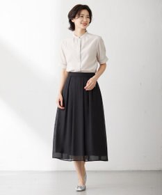 J.PRESS LADIES 【WEB限定カラーあり・洗える】 ブライトスパンボイル スカート