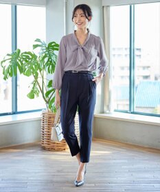 Tiaclasse 【新色追加・洗える】リボンタイブラウス