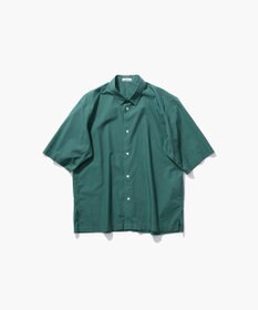 ATON SHRINK COTTON LAWN | オーバーサイズハーフスリーブシャツ - UNISEX