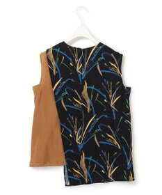 ICB 【Saki Tanakaさんコラボ】コラボプリント ノースリーブブラウス