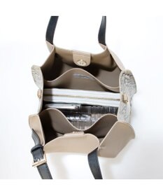 UNBILLION カシュカシュ cachecache / フェイクレザーショルダーバッグ付スクエアトート