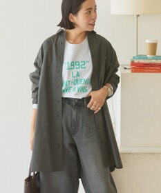 AMERICAN HOLIC イージーケアオーバーチュニックシャツ