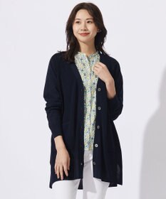 洗える】COTTON MODAL Vネック カーディガン / J.PRESS LADIES L