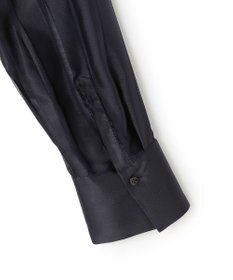 BEIGE， HAUYNITE / シアーストライプバンドカラーブラウス