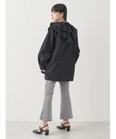 earth music&ecology ラッフルフリルチュニックブラウス