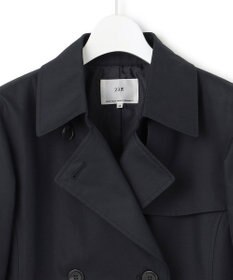 23区 コットンポリエステルギャバジン ショート トレンチコート