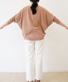 TOQUE 〈大草直子さんアドバイザー〉 【天然素材】タンギスコットン天竺ドルマンTシャツ