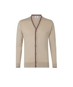 DAKS John Smedley for DAKS ハウスストライプカーディガン
