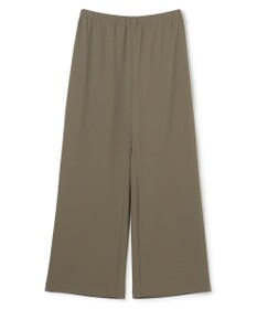 UNFILO L 【ウエストゴム】ライトジョーゼット イージーワイドパンツ