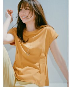 ANY SIS L 【UVケア・接触冷感】汗ジミ防止加工ペプラム カットソー