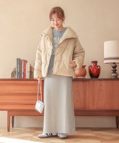 AMERICAN HOLIC リサイクル軽ポカ撥水加工スタンドショートコート